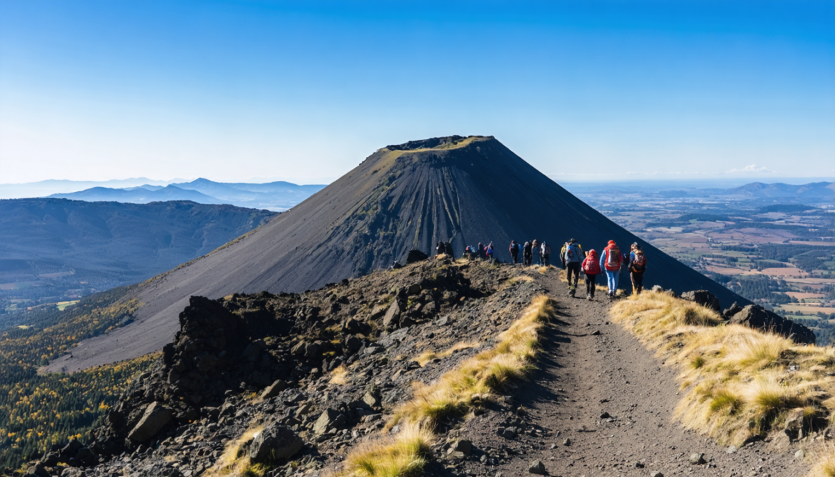 explorez l'auvergne à travers des randonnées inoubliables au cœur de ses volcans majestueux et de ses lacs enchanteurs, pour une aventure naturelle et authentique.