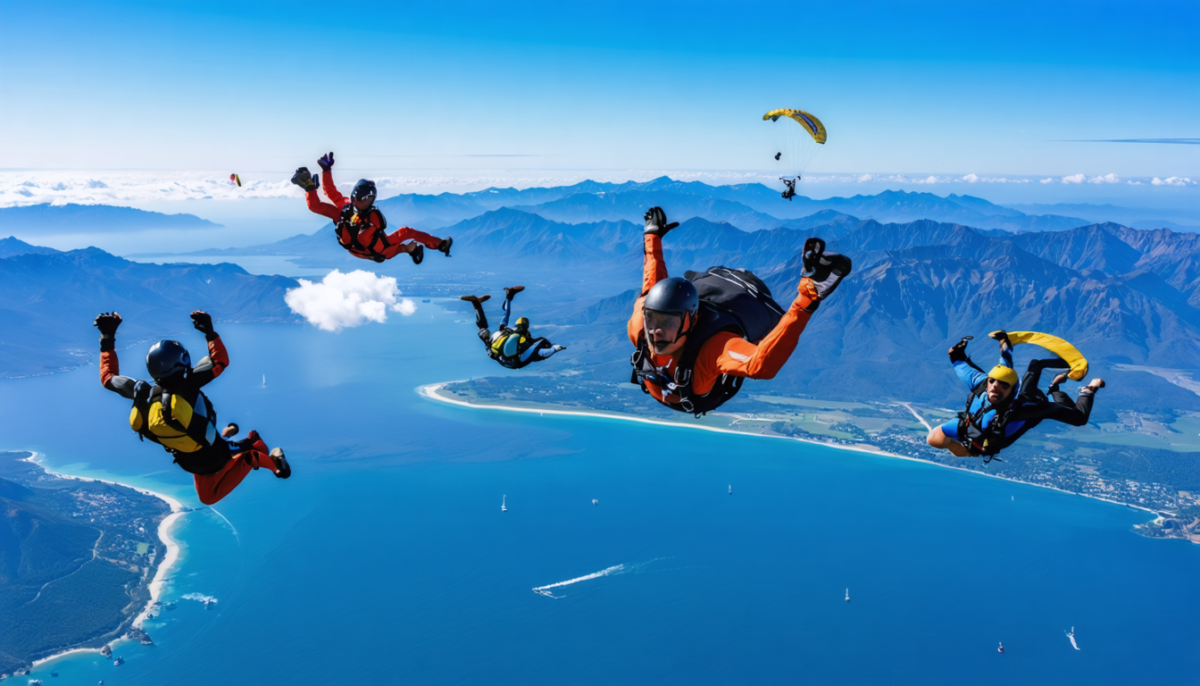 découvrez les meilleures destinations pour vivre une expérience de saut en parachute inoubliable, alliant paysages époustouflants et sensations fortes.