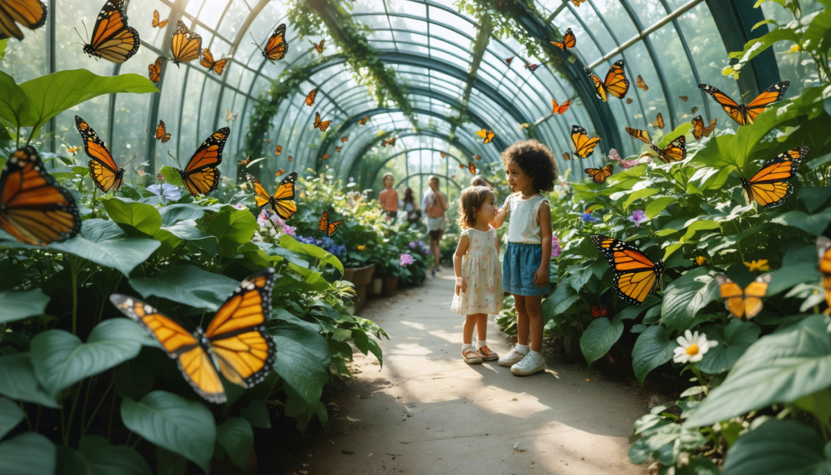 plongez dans un univers féerique à la serre aux papillons en normandie et vivez une expérience immersive unique au cœur de la nature.