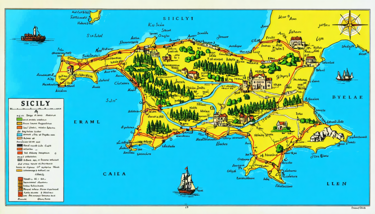 découvrez la sicile facilement et en toute confiance avec notre guide cartographique complet, vos meilleures cartes pour explorer chaque recoin de l'île.