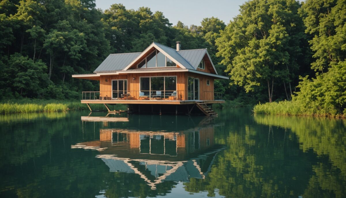 Maison flottante : guide complet sur son emplacement, sa construction et ses bénéfices