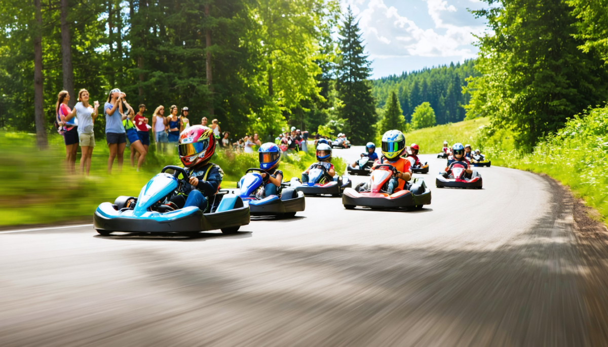 découvrez le kart de descente, un sport passionnant qui réunit petits et grands autour de sensations fortes et de moments conviviaux en pleine nature.