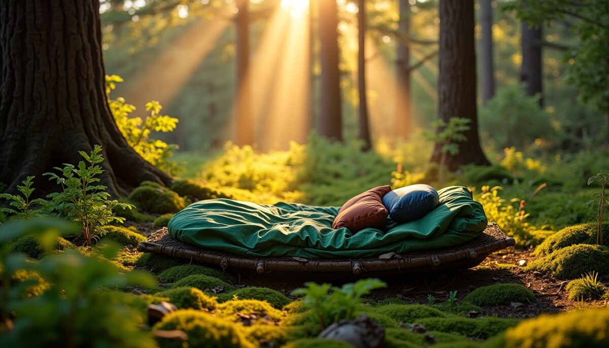 Créer un lit de campement en forêt : conseils pratiques et méthodes efficaces pour un sommeil confortable en pleine nature